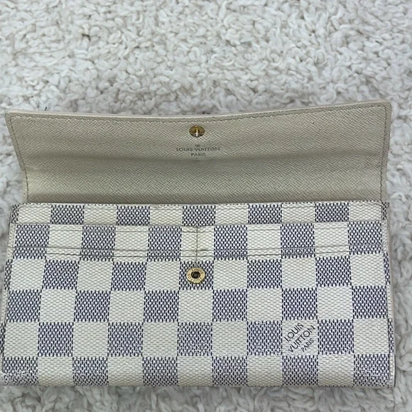 Louis‎ Vuitton Damier Azur SarahWallet White women’s - Picture 8 of 15